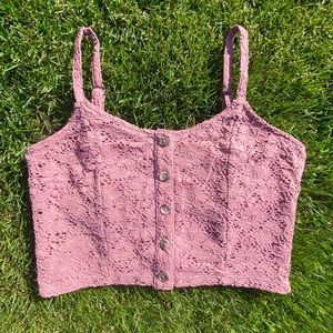 Aéropostale Lace Tank Top